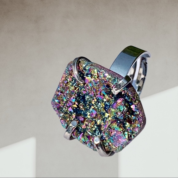 🍋 Crystal adjustable ring - Picture 7 of 11